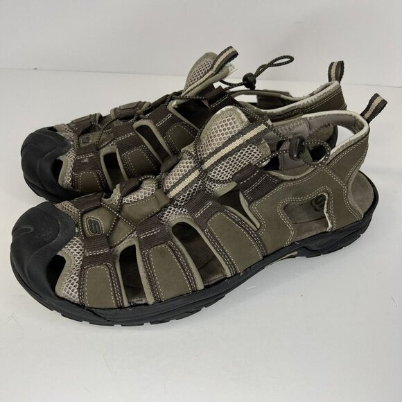 Skechers Other - Skechers Journeyman Waterproof Brown Mens Size 16 Sandals Taupe Beige Shoes